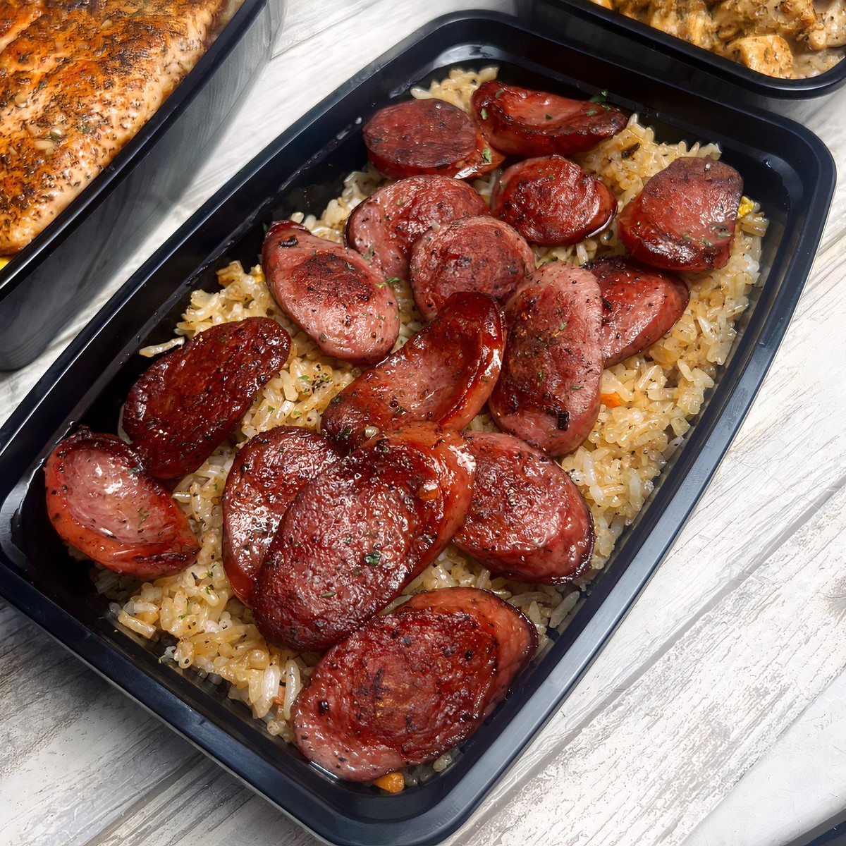 Sausage & Rice from Hood Hibachi