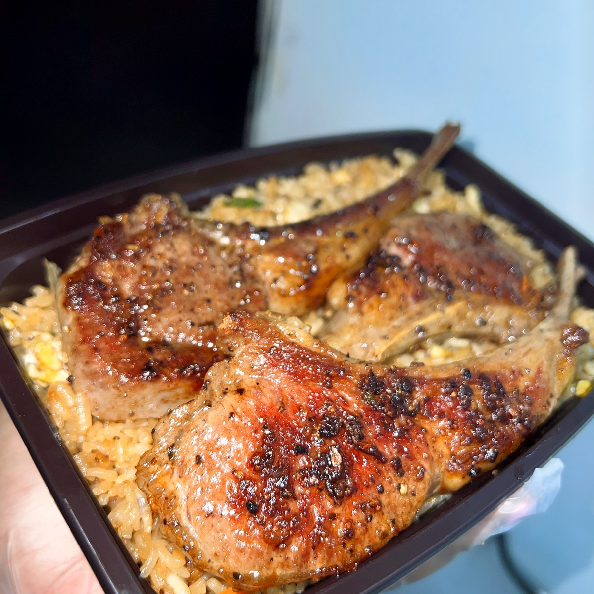 Lamb & Rice from Hood Hibachi