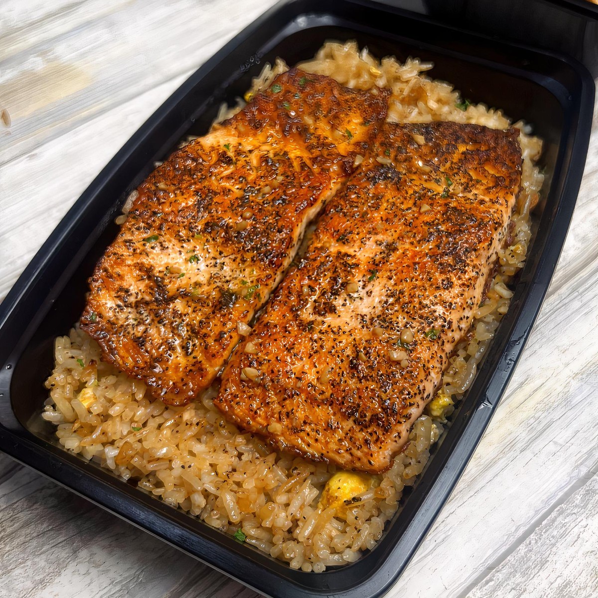 Salmon from Hood Hibachi